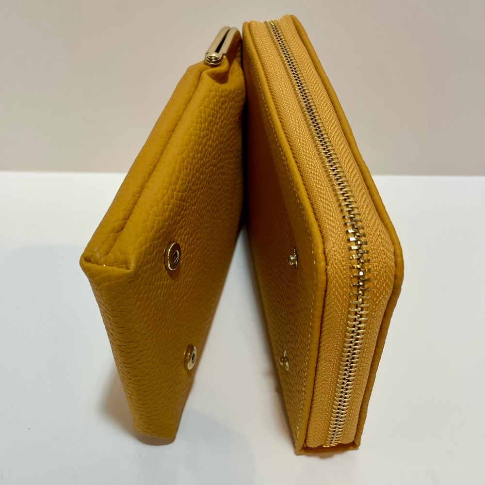 Beallery Yellow Wallet or Small Crossbody Purse Organizer NWOT - Picture 4 of 10